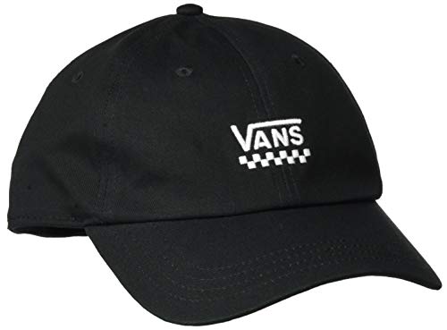 Vans Court Side Hat Gorra de béisbol, Negro (Black Checker J0z), Talla Única (Talla del Fabricante: OS) para Mujer