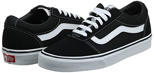 Vans Ward Suede/Canvas, Zapatillas Hombre, Black White Iju, 44 EU