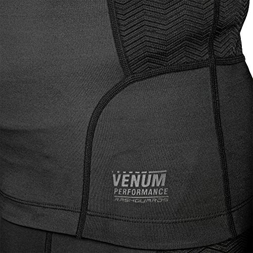 Venum G-Fit Rashguard De Mangas Largas, Hombre, Negro, L