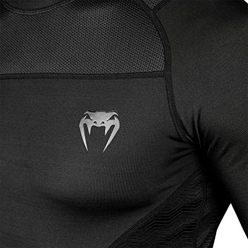 Venum G-Fit Rashguard De Mangas Largas, Hombre, Negro, L