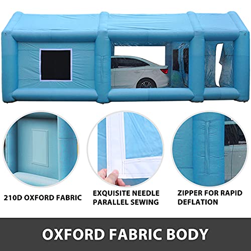 VEVOR Cabina de Pintura Inflable 8 x 4 x 3 M Carpa Hinchable para Coche Tienda Inflable Cabina de Estacionamiento de Pintura Tienda Inflable de Campaña Cabina Inflable para Pintar el Coche