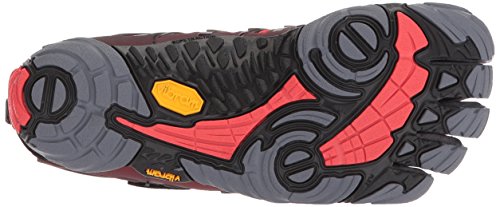 Vibram Fivefingers V-Train, Zapatillas de Deporte Hombre, Gris (Grey/Black/Red Grey/Black/Red), 41 EU