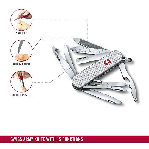 Victorinox Minichamp, 58 mm, Alox, Plata