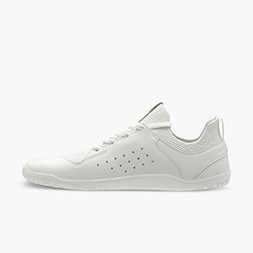 VIVOBAREFOOT Primus Knit Lux - Jersey para mujer, color Blanco, talla 35 EU Weit