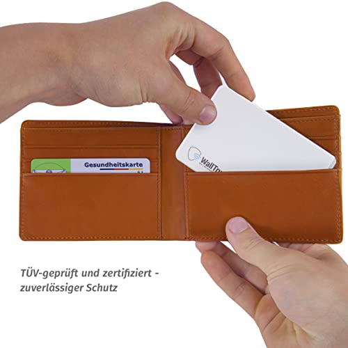 WallTrust Funda Protectora RFID para Tarjetas de crédito, Juego de 3, Blanco