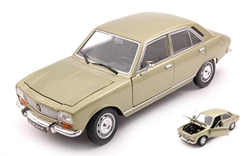 Welly Modelo A Escala Compatible con Peugeot 504 1975 Metallic Light Green 1:24 WE24001GR