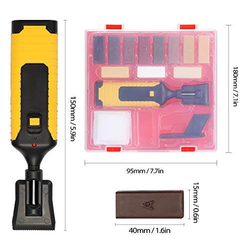 Weytoll Juego de Reparación para Laminado,Cera Encimera de Piso Carcasa Reparación de Madera,Resistente Astillas Rasguños