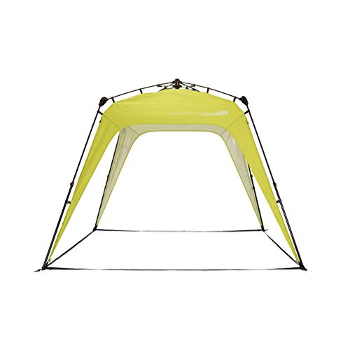 Where Tomorrow Gazebo de Camping + 1 Pared Lateral Incluida - Carpa Plegable para Acampada, Jardín o Terraza – Cenador Impermeable para Exteriores – 2.5 x 2.5 x 1.9 Metros / Verde