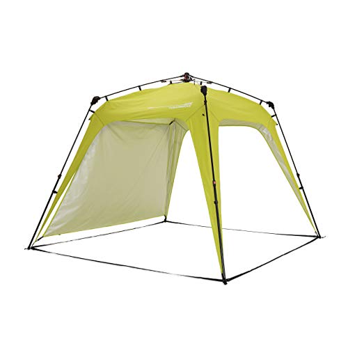 Where Tomorrow Gazebo de Camping + 1 Pared Lateral Incluida - Carpa Plegable para Acampada, Jardín o Terraza – Cenador Impermeable para Exteriores – 2.5 x 2.5 x 1.9 Metros / Verde