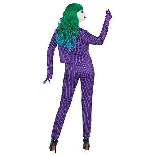 WIDMANN- Costume Mad Joker Da Donna Disfraces, Multicolor (WDM08032)