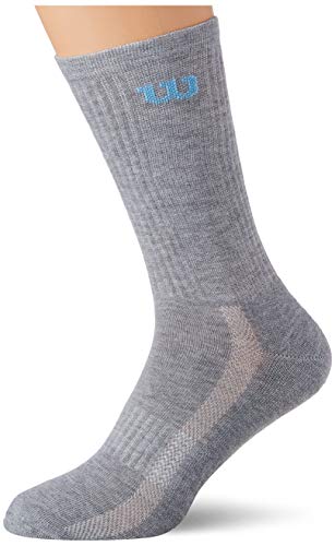 Wilson Crew 8Y51 Calcetines, Gris, 39-42 para Hombre