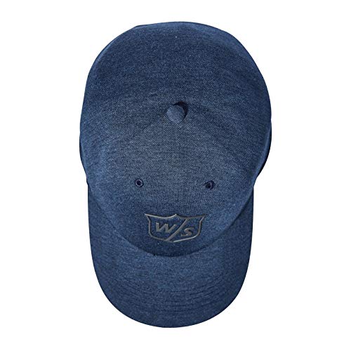 Wilson Golf Gorra W/S One Touch, Para Hombre, Azul, Algodón, Talla Ajustable, WGH5940BU