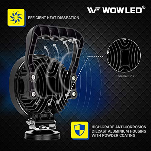 wowled portátil 27 W LED luz de trabajo foco Base magnética Truck Car Home camping Lámpara Luz 12 V 24 V