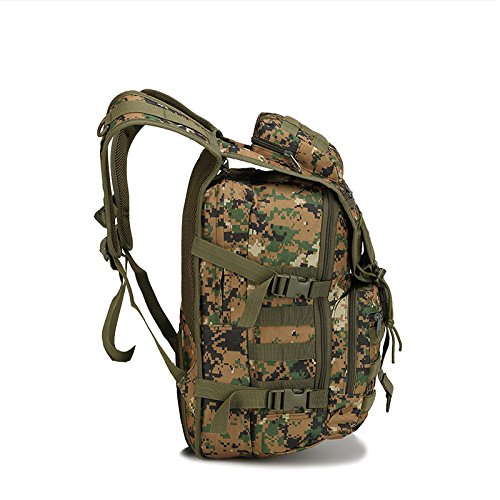 WuJiPeng Mochila De Camping Multifuncional Al Aire Libre Ligero 20-35L Mochila De Camuflaje Táctico De Alpinismo Deportes Y A Prueba De Agua,G