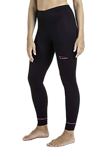 XAED I101074-001, Pantalones Térmicos de Esquí para Mujer, Negro (Balck/Fuchsia), M