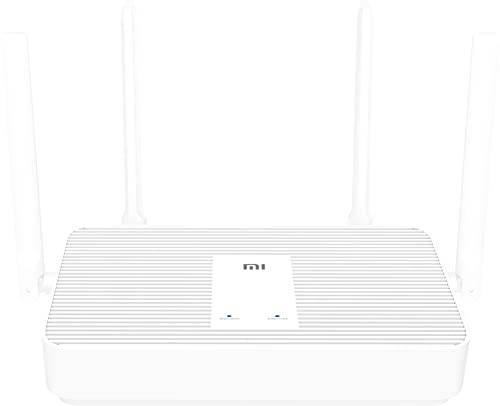 Xiaomi Mi Router AX1800 WiFi 6 2.4GHz/5GHz-1800 Mbps-Chip de 5 núcleos-4 antenas externas-Hasta 128 dispositivos-Mi Mesh