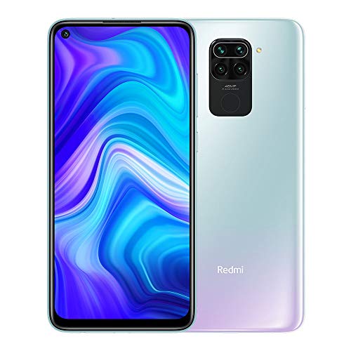 Xiaomi Redmi Note 9 - Smartphone de 6.53” FHD (DotDisplay, 4 GB RAM, 128 GB ROM, cámara Quad de 48 MP, Hotshot 3.5 mm, Headphone Jack, batería de 5020 mAh) Polar White