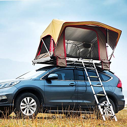 XPHW Car Roof Tent - Carpa Automotriz En La Azotea ， Impermeable - Apertura Rápida - Apto para 2-3 Adultos Acampando Y Viajando