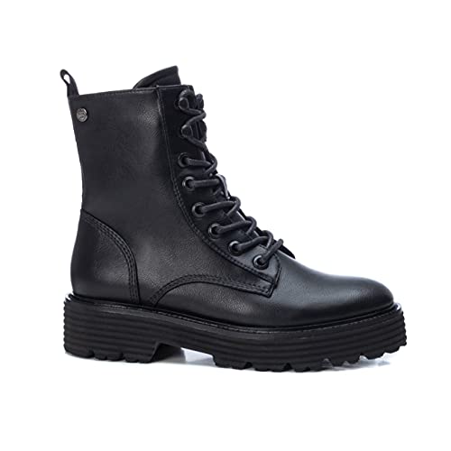 XTI 43196, Botas Cortas al Tobillo Mujer, Negro, 38 EU