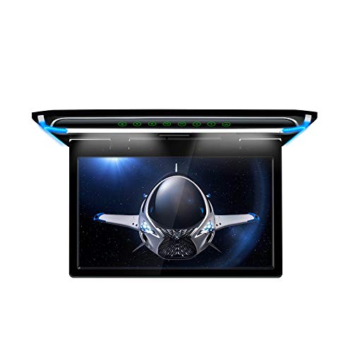 XTRONS 15.6 pulgadas ultrafino FHD Digital TFT pantalla 1080P vídeo coche arriba reproductor monitor montado en el techo HDMI puerto (sin DVD)