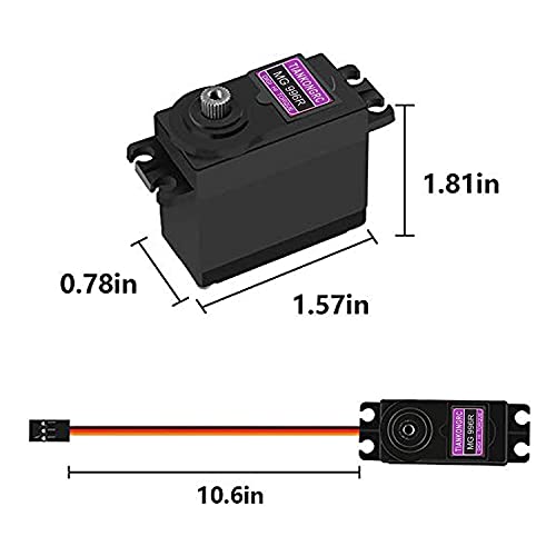 YUNIQUE Espana 1 Pieaca MG996R Servo, Proster Servo Metal Gear Digital del Esfuerzo de Torsión para el Helicóptero de Futaba JR 2C RC del Barco del Carro del Coche del Aeroplano Etc