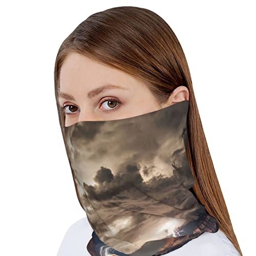 YZHYWJFF Grand Canyon - Gorro para mujer, diseño de nubes oscuras, color negro