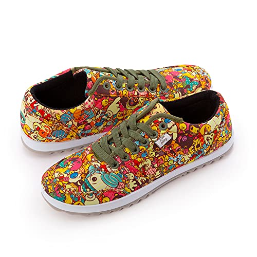 Zapatillas Wonderland Unisex - Pampling - 100% Algodón Canvas - Talla 42