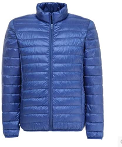 ZRL Abrigo de Plumón Chaqueta Abajo Invierno Hombres Ultralight Chaqueta Abrigo Hombres Down Casual Down Chaqueta Abrigo Cálido Parka Ultraligero (Color : Royal Blue, tamaño : 4XL)