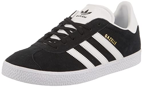 adidas Gazelle, Zapatillas Unisex Niños, Negro (Core Black/Ftwr White/Gold Metallic), 29 EU