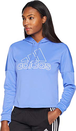 adidas Sudadera con Capucha para Mujer Athletics Team Issue, Mujer, Sudadera con Capucha, DH8186, Color Lila, Medium