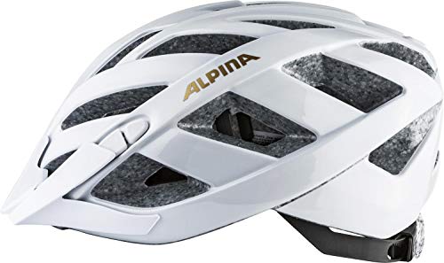 Alpina PANOMA Classic Casco de Ciclismo, Women's, White-Prosecco, 52-57