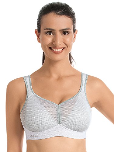 Anita Active Air Control Padded Sujetador Deportivo, Blanco (006), 110A para Mujer