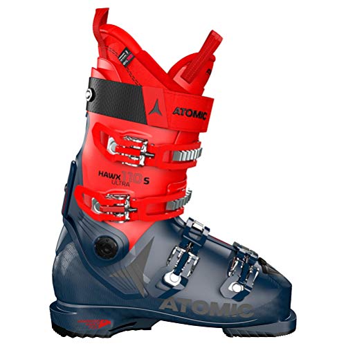 ATOMIC HAWX Ultra 110 S, Botas de esquí Unisex Adulto, Dark Blue/Red, 46.5 EU