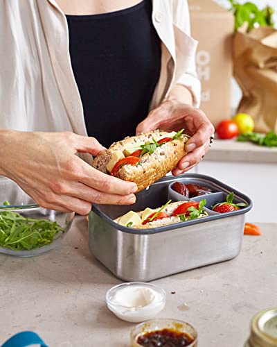 BLACK + BLUM Stainless Steel Sandwich Box Large-Ocean Tartera