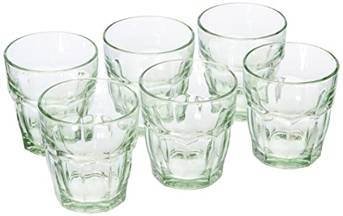 Bormioli Vasos, Verde, 6 Unidad (Paquete de 1), 6