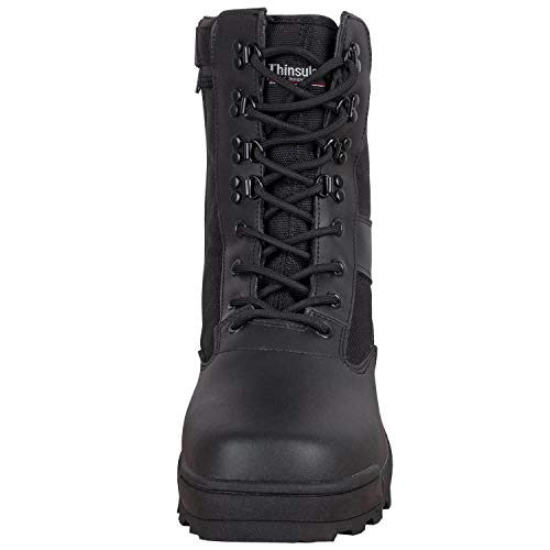 bw-online-shop SWAT Security Tactical - Botas de seguridad con cremallera, color Negro, talla 39 EU