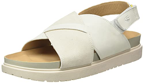 Camel Active Pad Sport Sandal, Sandalia Mujer, Blanco Roto, 41 EU