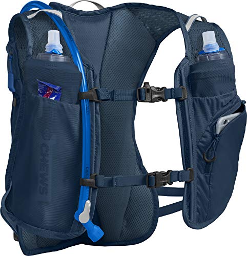 CamelBak Octane 9, Paquetes para Mujer, Gibraltar Navy/Plata, Talla única