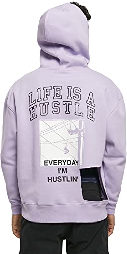 Cayler & Sons Hustle Life MC Box Hoody Sudadera con Capucha, Lilac, S para Hombre