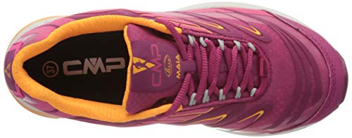 CMP – F.lli Campagnolo Maia Wmn Shoes, Zapatillas de Trail Running Mujer, Pink Bouganville Goji 06he-Peluche, 38 EU