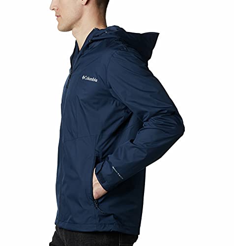 Columbia Inner Limits II , Chaqueta impermeable Hombre, Azul (Collegiate Navy), S