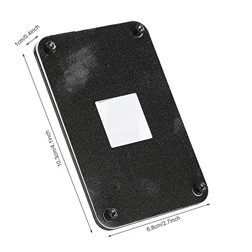 Dilwe Placa Posterior AM4, Soporte de disipador de Calor de CPU de Hierro Duradero, Placa Posterior Placa de Montaje de refrigeración por Agua para Ventilador de CPU Solamente para Plataforma AM4