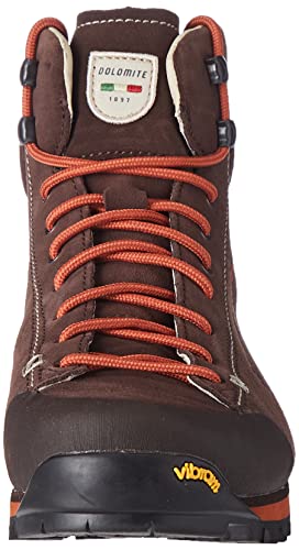 Dolomite Bota Cinquantaquattro Hike GTX, Botas Hombre, Dark Brown/Red, 45 2/3 EU