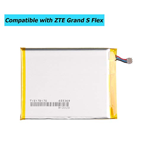 E-YIIVIIL Batería de repuesto Li3823T43P3h715345 compatible con ZTE Grand S Flex con kit de herramientas