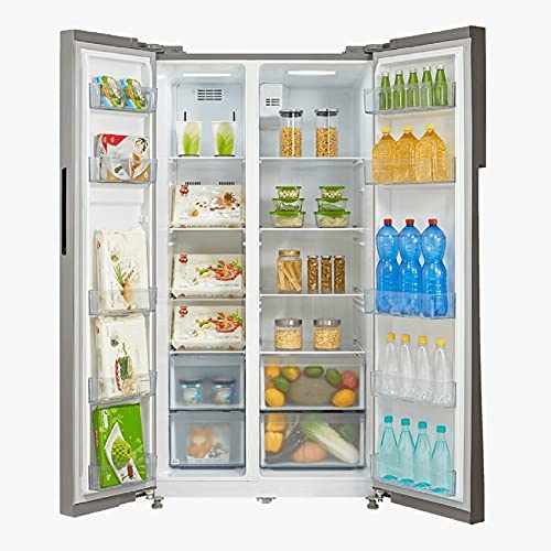 EAS ELECTRIC SMART TECHNOLOGY | EMSS178AX1 | Frigorífico Americano | Color Inox | 179x90 cm F/A+ | Total No Frost | Iluminación LED interior | Refrigerador 335 litros Congelador 197 litros