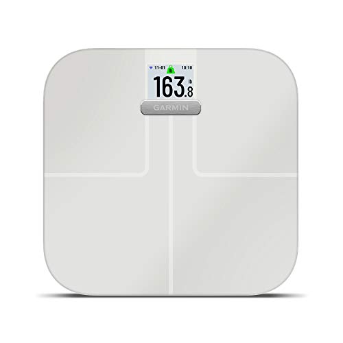 Garmin Index S2 - Báscula de baño Inteligente, Wi-Fi, Blanca