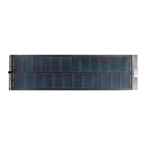 Goshyda Cargador Solar, Panel Solar Plegable Enrollable Portátil para Exteriores USB2.0 Cargador 5V con Larga Vida útil para Exteriores(Negro)