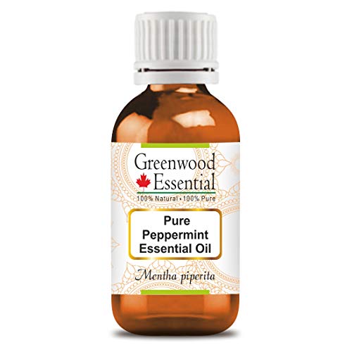 Greenwood Essential Puro Menta Aceite Esencial (Mentha piperita) 100% Natural de Grado Terapéutico Destilado al Vapor 30ml (1 oz)