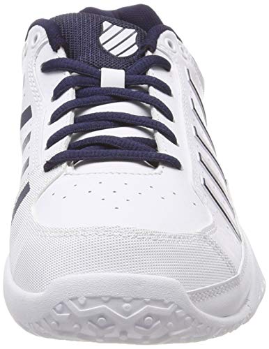 K-Swiss Performance KS Tfw Receiver IV Omni, Zapatillas de Tenis Hombre, Blanco (White/Navy 37), 45 EU