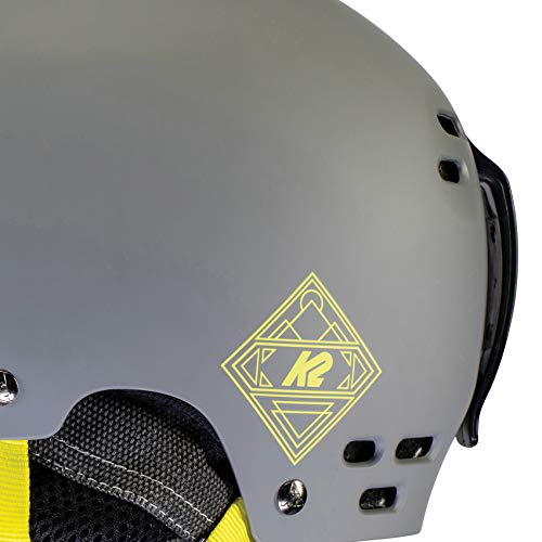 K2 Ski Thrive Casco de esquí, Unisex Adulto, Mediados Gris, Medium (55-59cm)